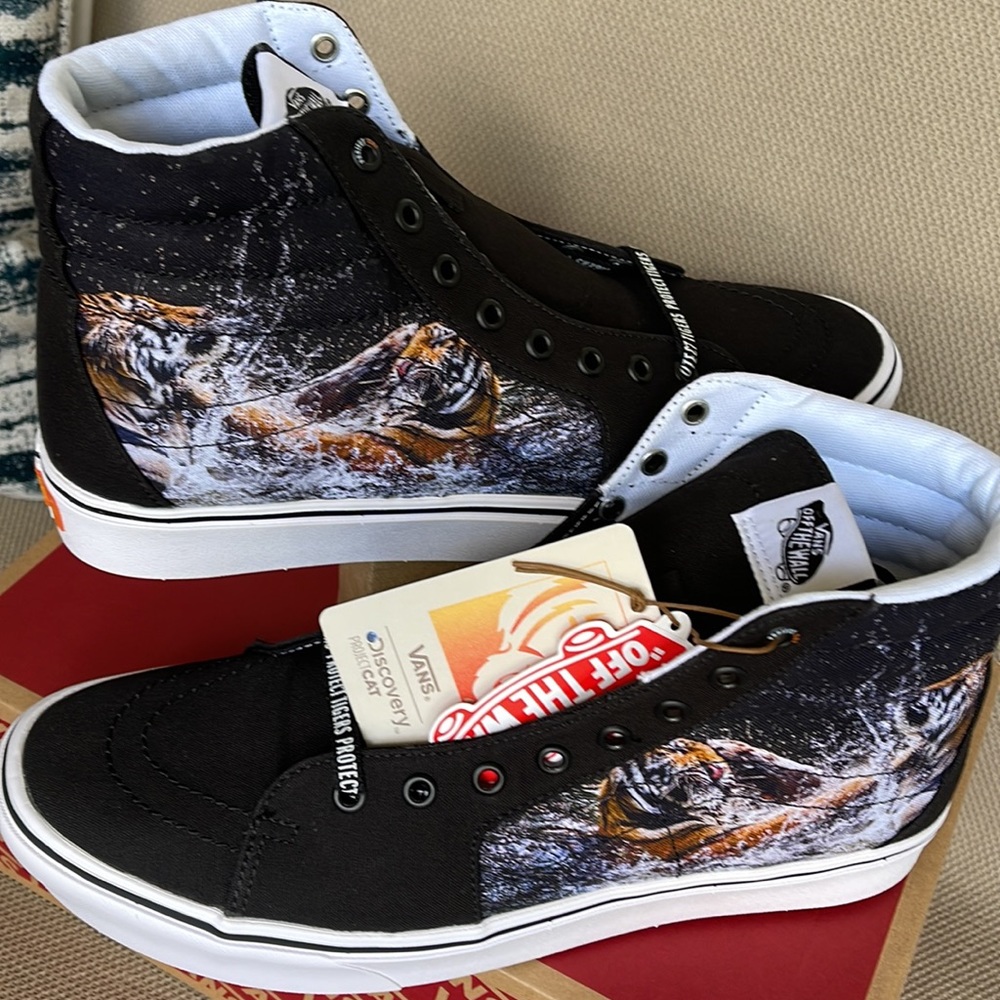 Vans Comfycush Sk8-Hi Discovery Project Tigers MEN`S - Picture 11 of 16